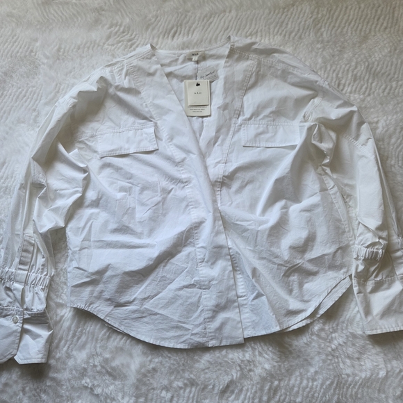 A.L.C. White Colette Top Size 4 - Picture 5 of 16